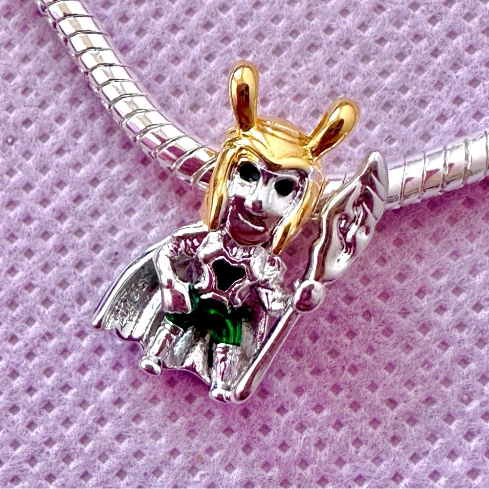Marvel Avengers Loki .925 plated charm